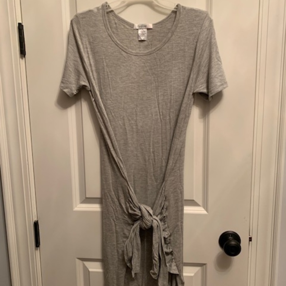 Everly Grey Tie-front dress